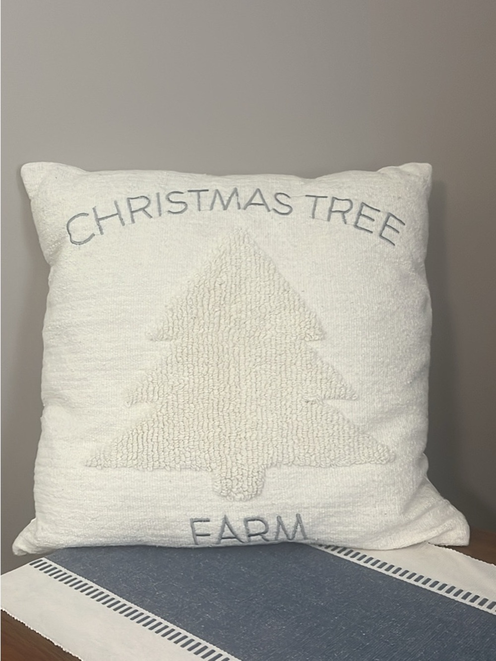 Christmas Tree Farm Throw Pillow